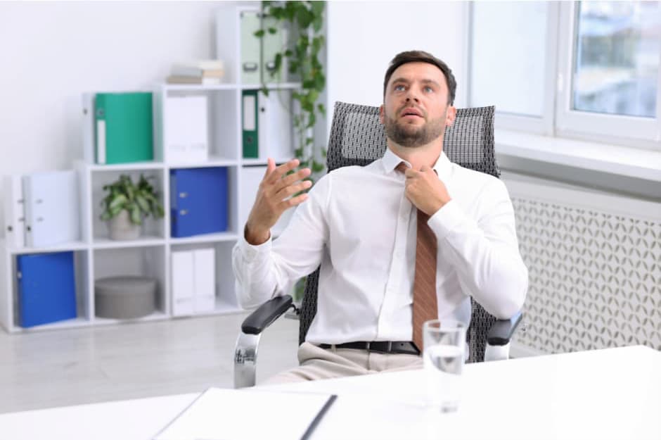 temperatur på arbjedspladsen